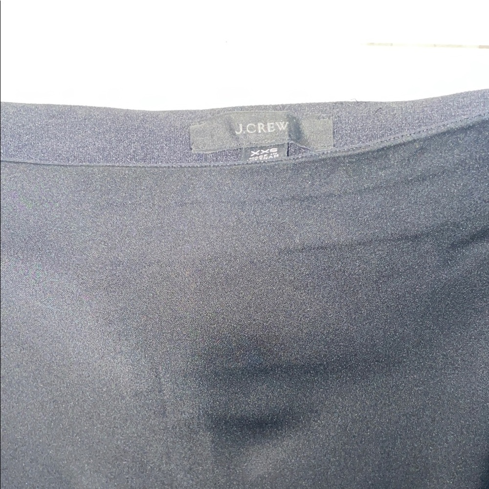 J. Crew Black A-Line Women's Skirt - Sleek Panel - Picture 4 of 4